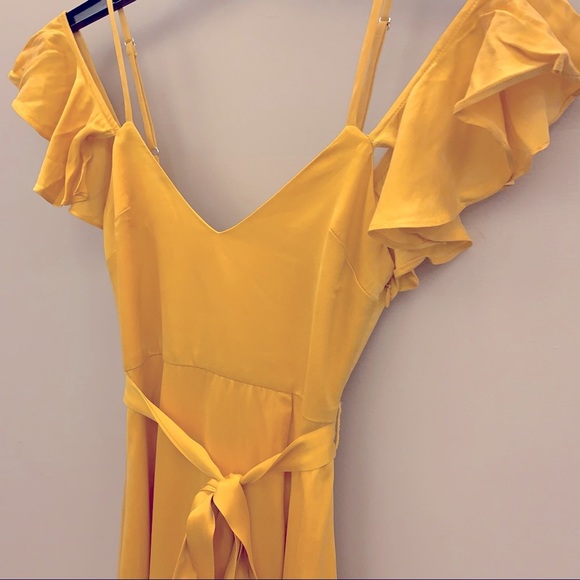NWT Lovers + FRIENDS TAYLOR Gown in Golden Rod - Picture 6 of 8